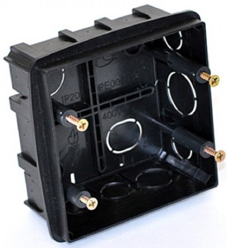 Коробка монтажная под Legrand Anam Zunis 2-ая для сплошных стен с крепежом 100х100х50мм IP20 фото Коробка монтажная под Legrand Anam Zunis 2-ая для сплошных стен с крепежом 100х100х50мм IP20 картинка